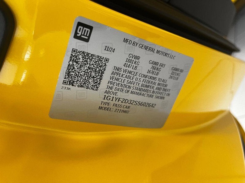 2025 Chevrolet Corvette Z06 3LZ