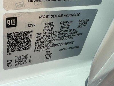 2026 Chevrolet Silverado 1500 LTZ