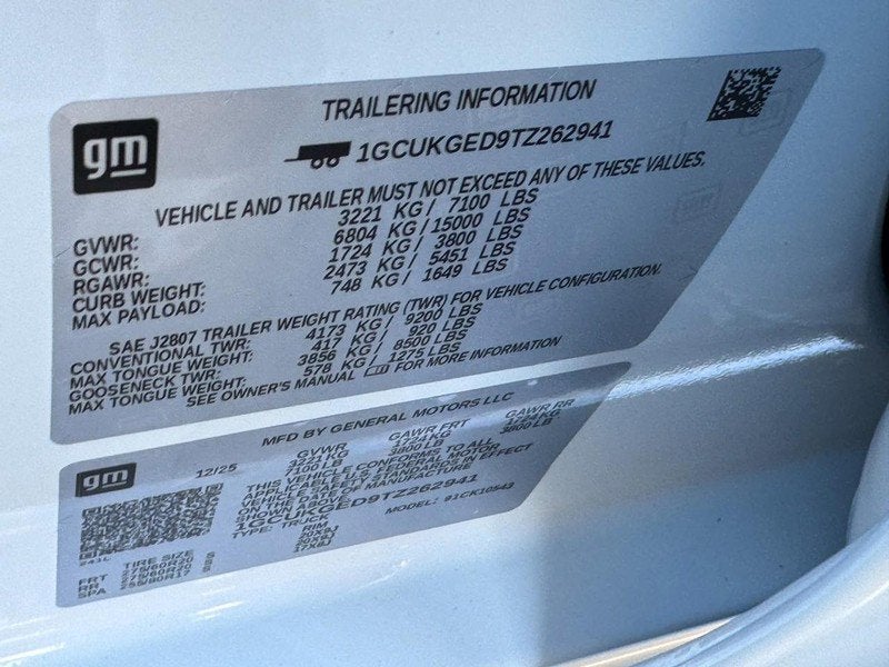 2026 Chevrolet Silverado 1500 LTZ