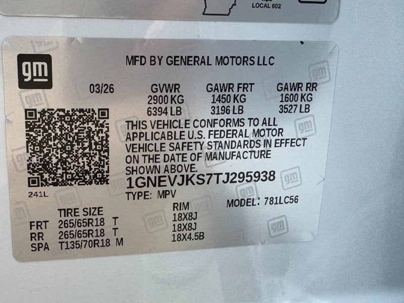 2026 Chevrolet Traverse Z71