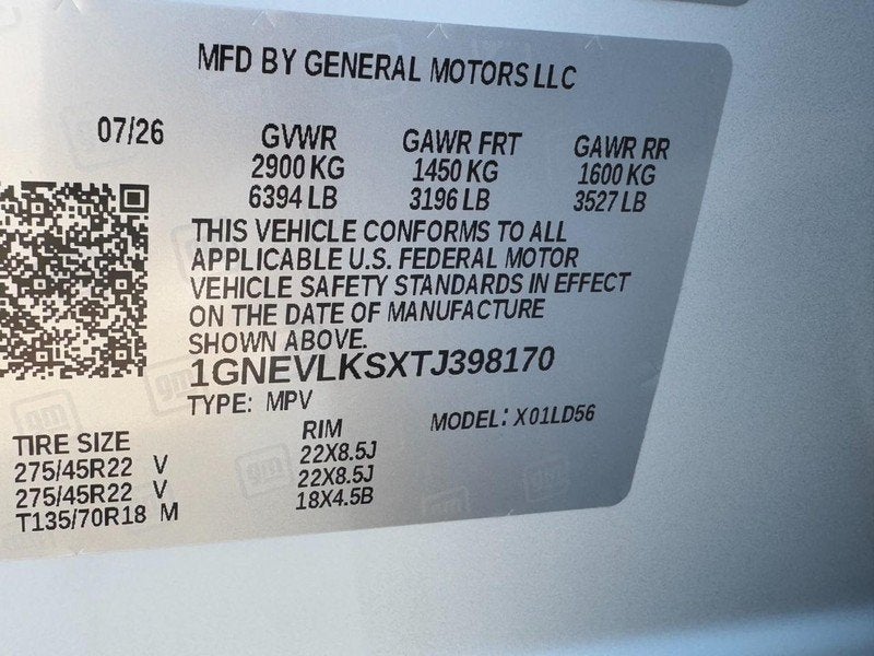 2026 Chevrolet Traverse RS