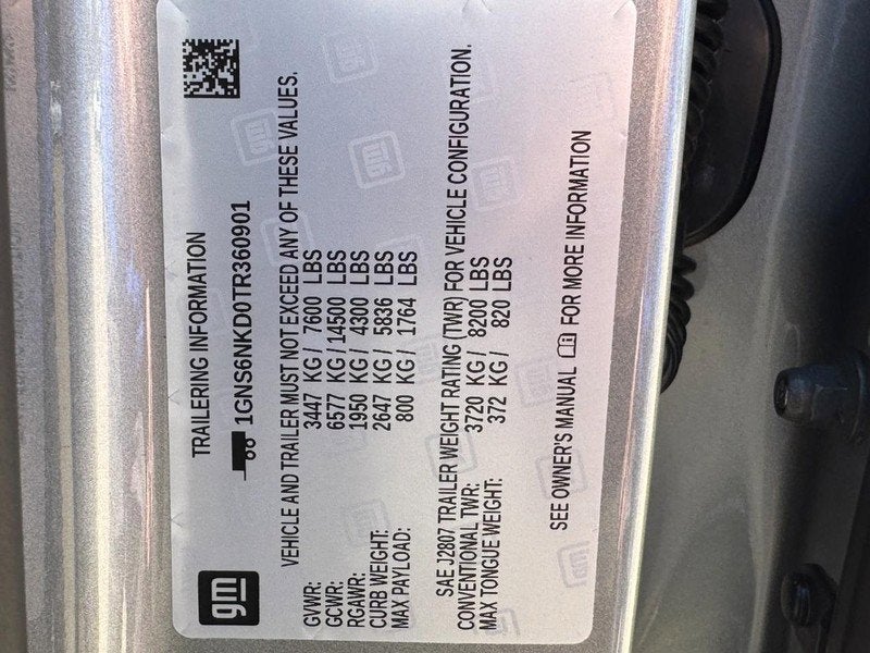 2026 Chevrolet Tahoe LT
