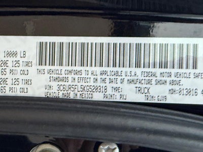 2019 RAM 2500 Laramie