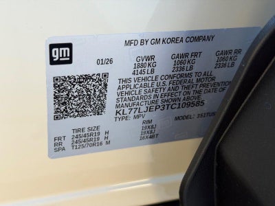 2026 Chevrolet Trax 2RS