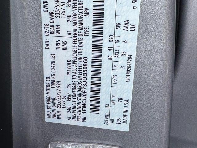 2018 Ford Escape S FWD