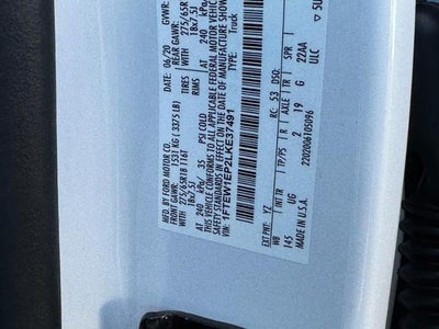 2020 Ford F-150 XLT 4WD SuperCrew 5.Box