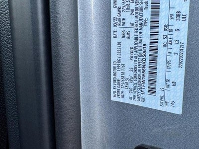 2022 Ford F-150 LARIAT 4WD SuperCrew 5.Box