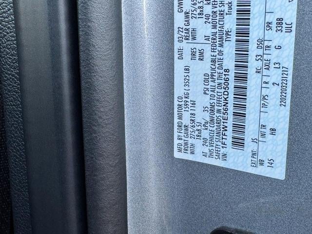 2022 Ford F-150 LARIAT 4WD SuperCrew 5.Box