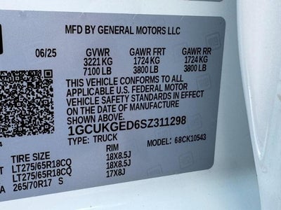 2025 Chevrolet Silverado 1500 4WD Crew Cab LTZ