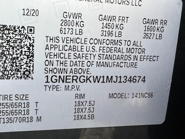 2021 Chevrolet Traverse FWD 4dr LT Cloth w/1LT