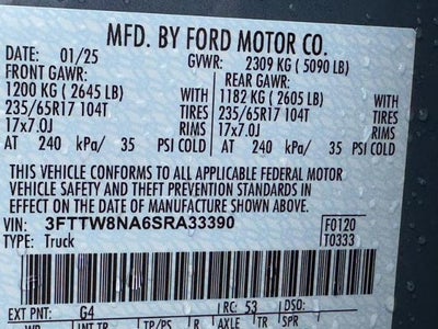 2025 Ford Maverick Tremor AWD SuperCrew