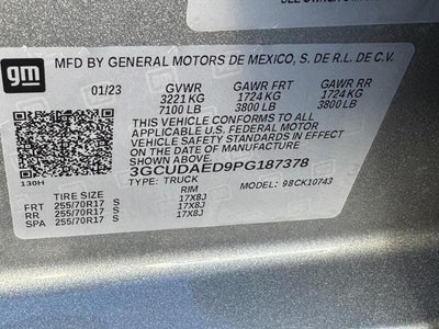 2023 Chevrolet Silverado 1500 4WD Crew Cab Work Truck