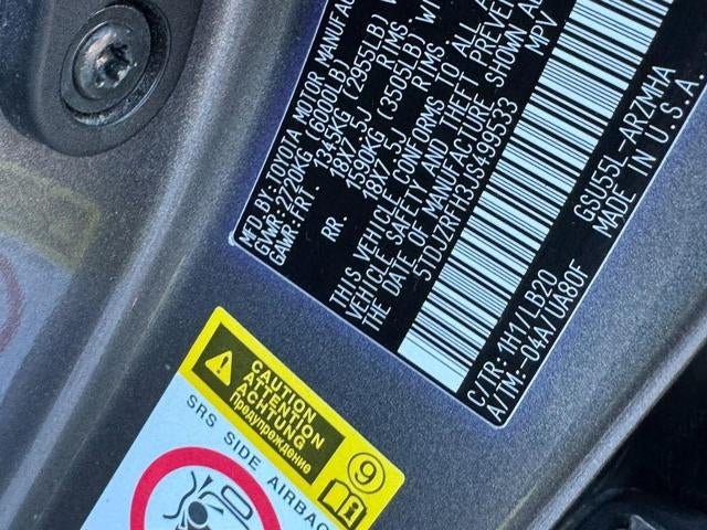 2018 Toyota Highlander XLE V6 AWD (Natl)