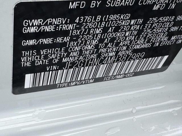 2021 Subaru Crosstrek Limited CVT