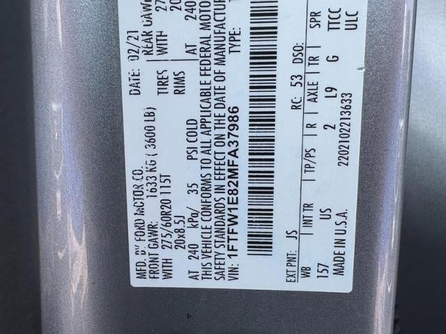 2021 Ford F-150 XLT 4WD SuperCrew 5.Box