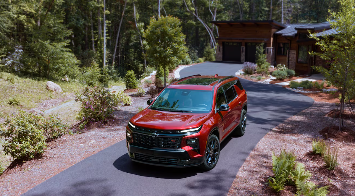 2024 Chevy Traverse driving