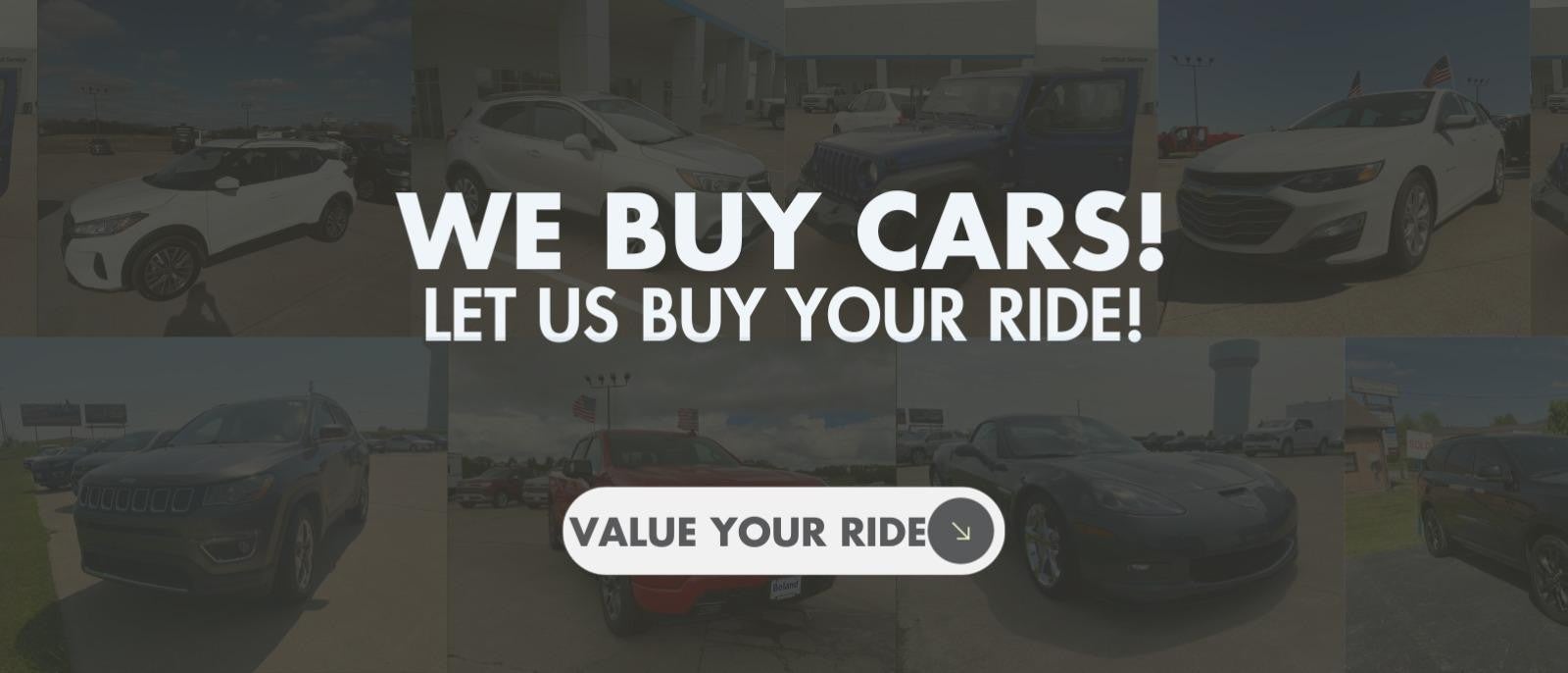 We Buy Cars at Boland Chevrolet in Bowling Green MO