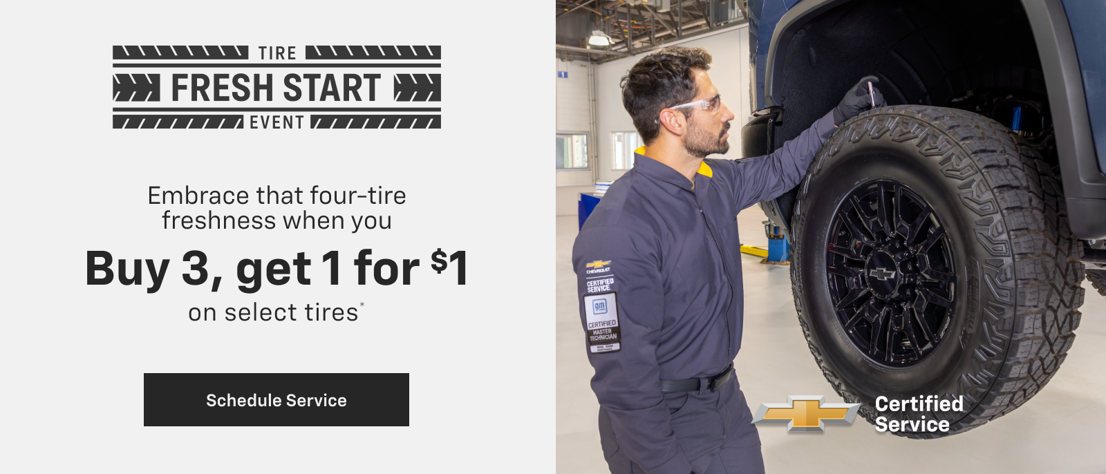 Buy 3 Get 1 for $1* at Boland Chevrolet in Bowling Green MO