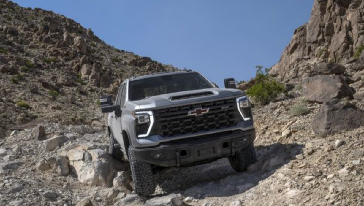 Gray Chevy Silverado 1500